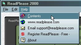 Help Menu